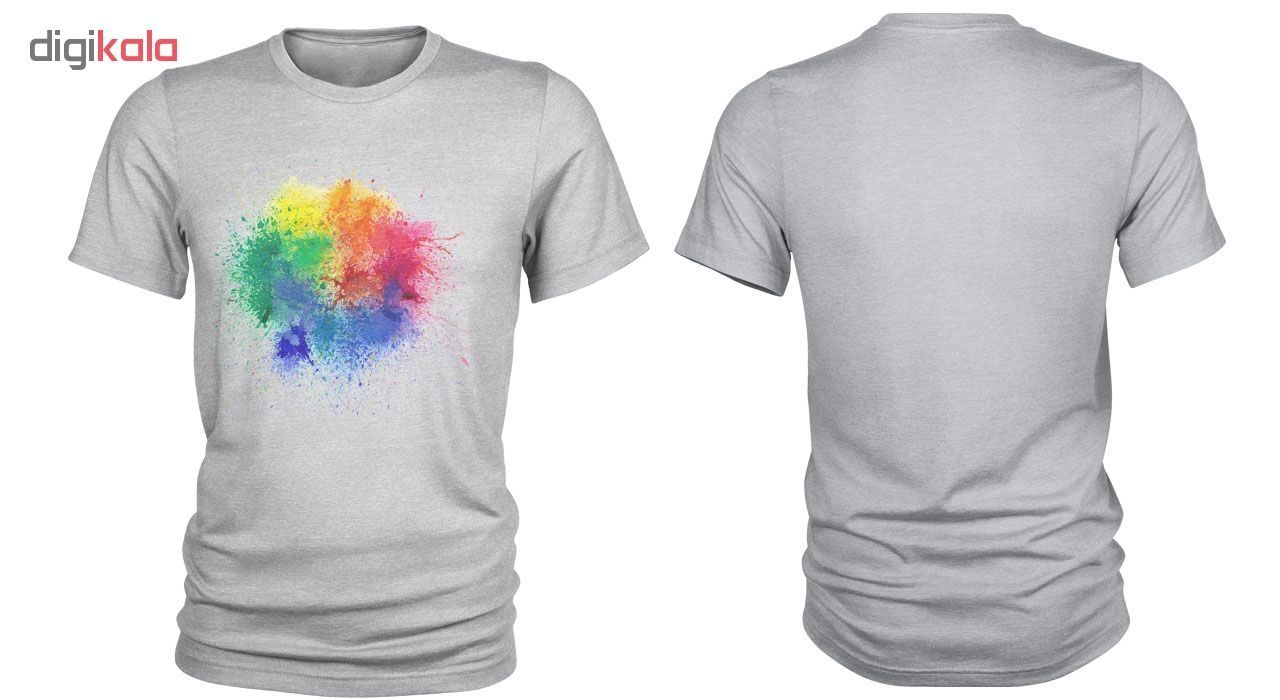 تی شرت مردانه طرح colorful کد C60