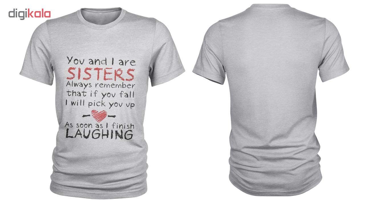 تی شرت مردانه طرح Love Sister کد C56