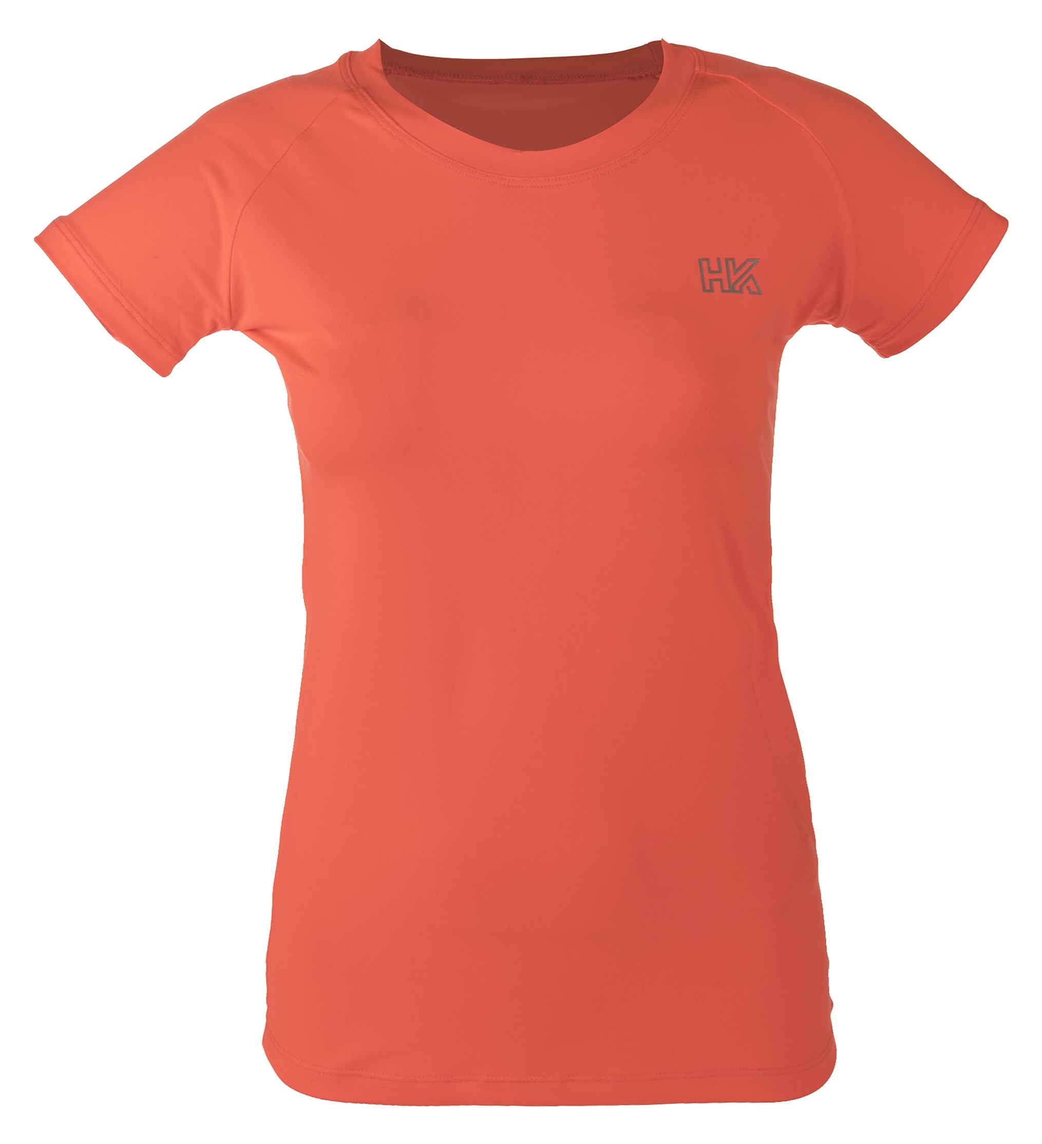 تی شرت ورزشی زنانه اچ کی مدل 2473-Orange