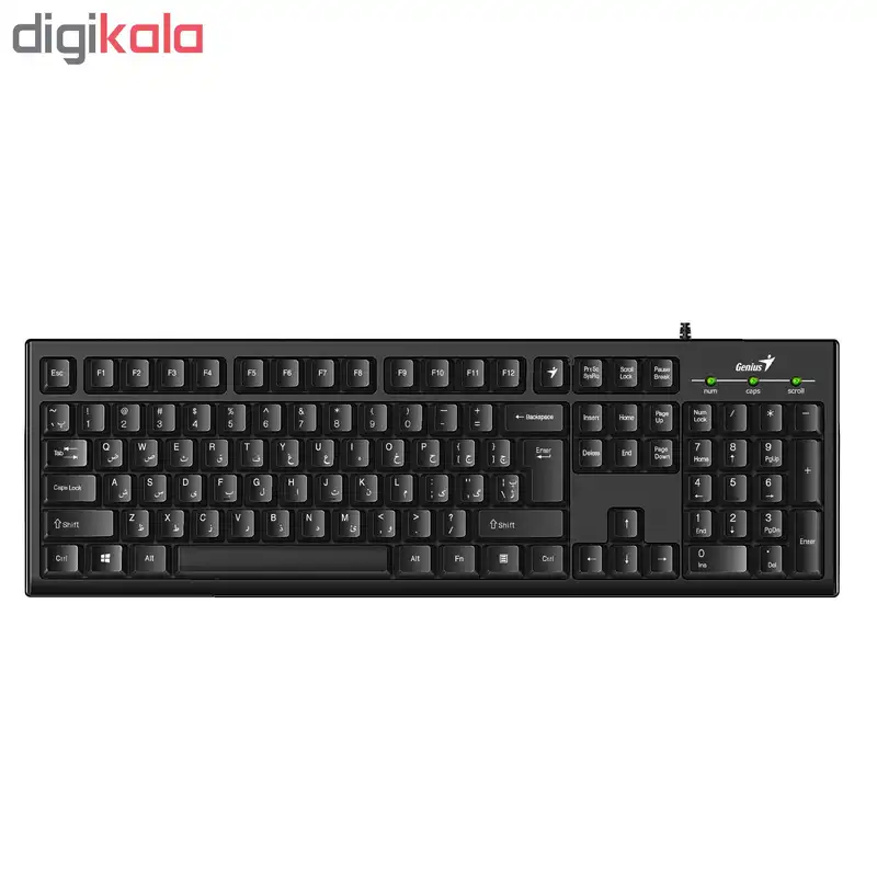 کیبورد جنیوس مدل Smart KB-100 همراه با حروف فارسی