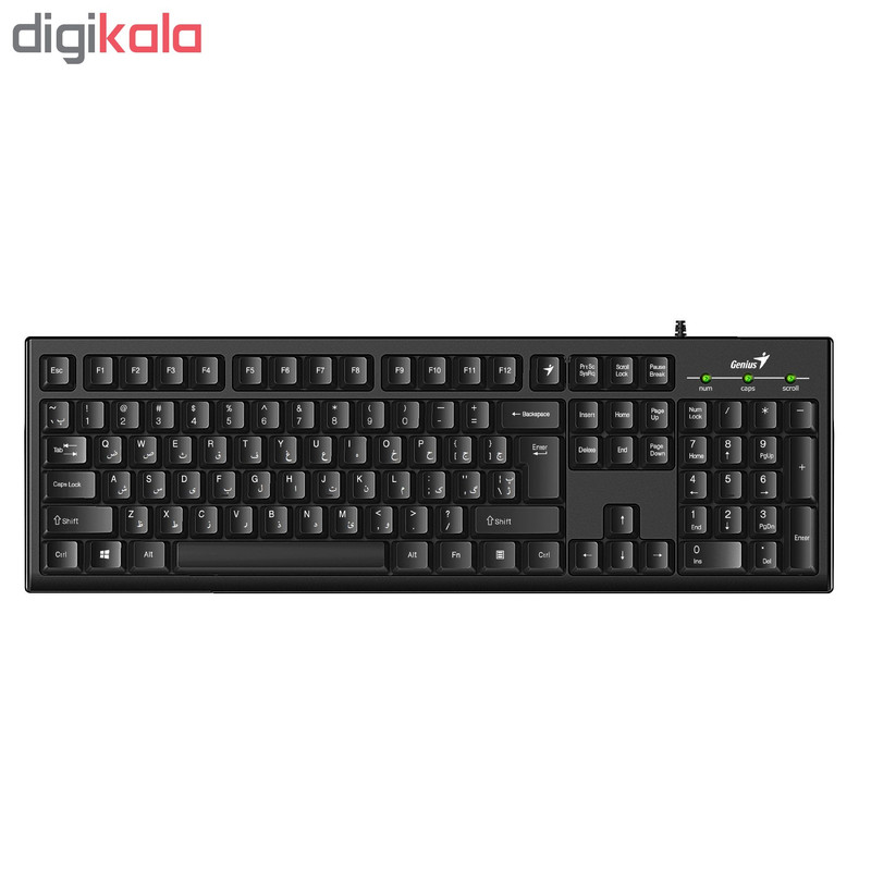 کیبورد جنیوس مدل Smart KB-100 همراه با حروف فارسی 3 در وبزینر کیبورد جنیوس مدل Smart KB-100 همراه با حروف فارسی