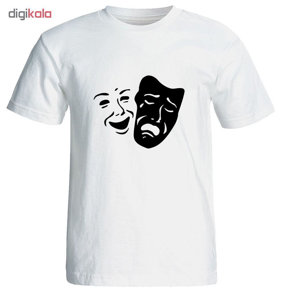 تی شرت آستین کوتاه مردانه طرح ماسک کد 20472