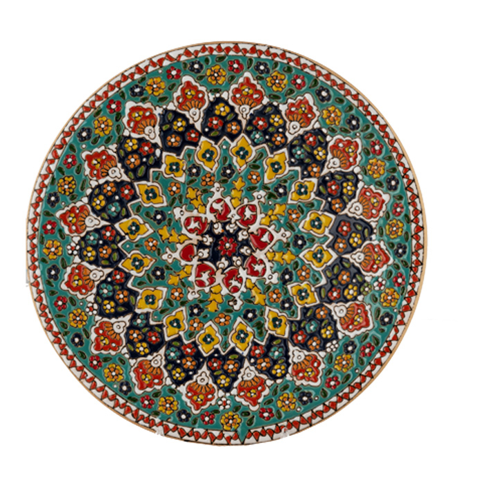 بشقاب میناکاری مدل ab0138