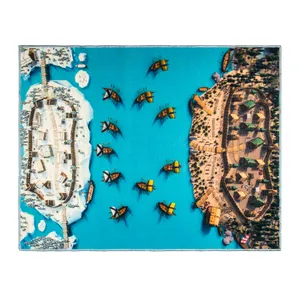 زیر انداز بازی طرح وایکینگ ها 120×150 سانتی متر