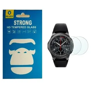 محافظ صفحه نمایش بلوئو مدل BLU-0S2 مناسب برای ساعت هوشمند سامسونگ Gear S2 بسته دوعددی