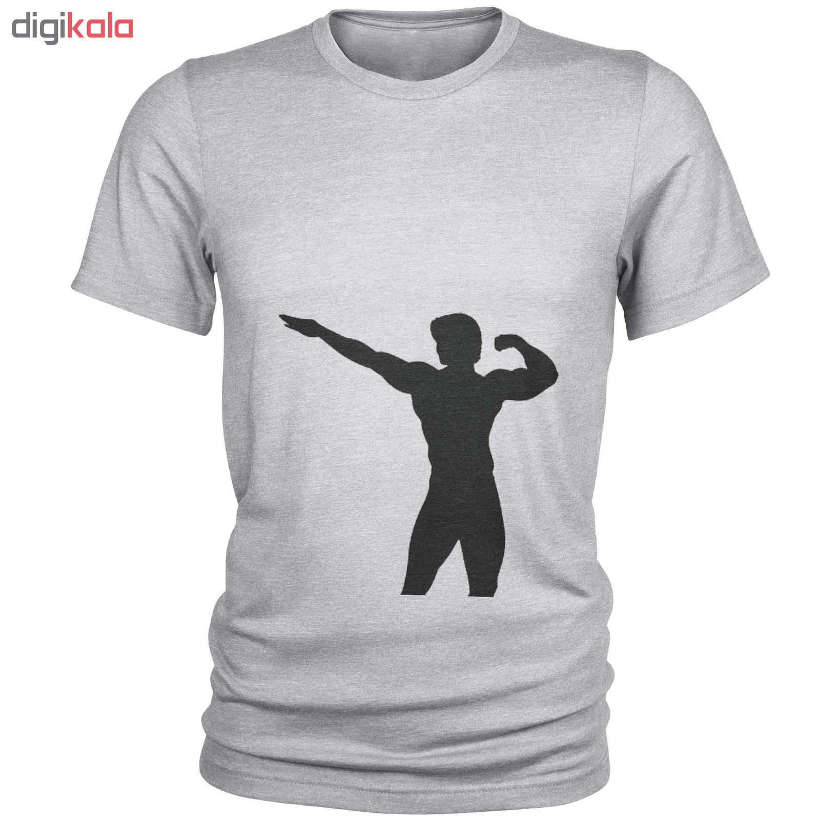 تی شرت مردانه مدل fitness logo کد C67