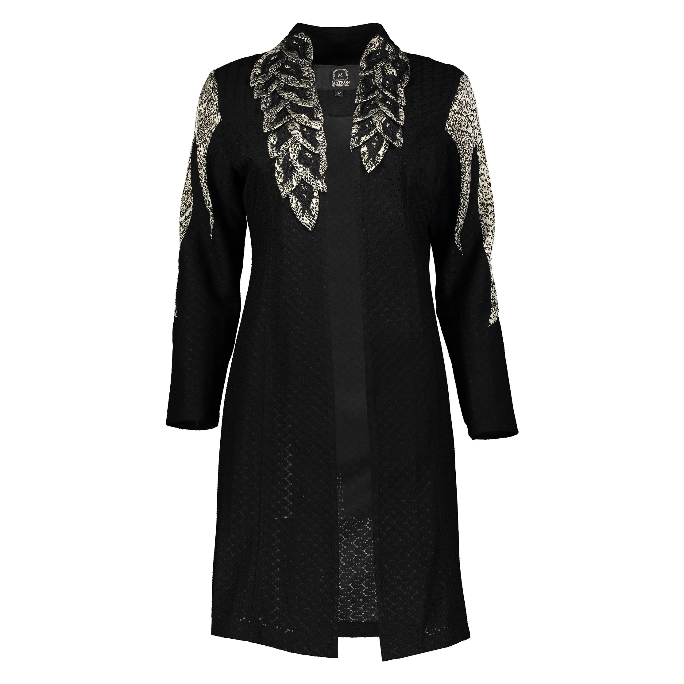 مانتو ماترن کد 7319 رنگ مشکی