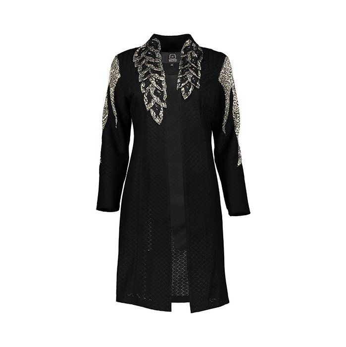 مانتو ماترن کد 7319 رنگ مشکی