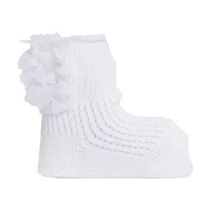 جوراب نوزادی دخترانه کد 3385-2