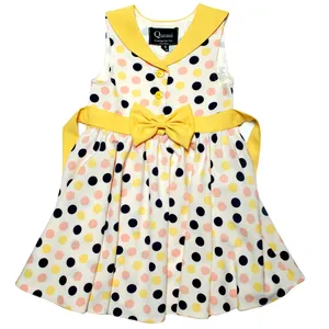 پیراهن دخترانه قرآنی مدل S04 yellow