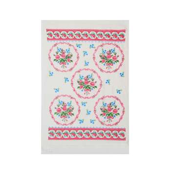 حوله آشپزخانه آکیپک مدل Flowers - 2 سایز 40x60 سانتیمتر