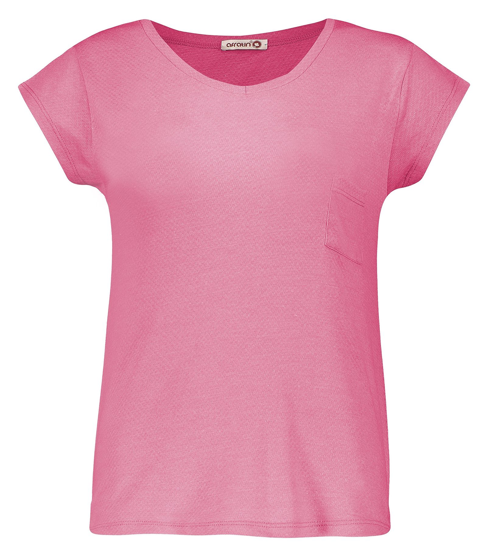تی شرت زنانه افراتین کد 2515/3 رنگ صورتی -  - 1