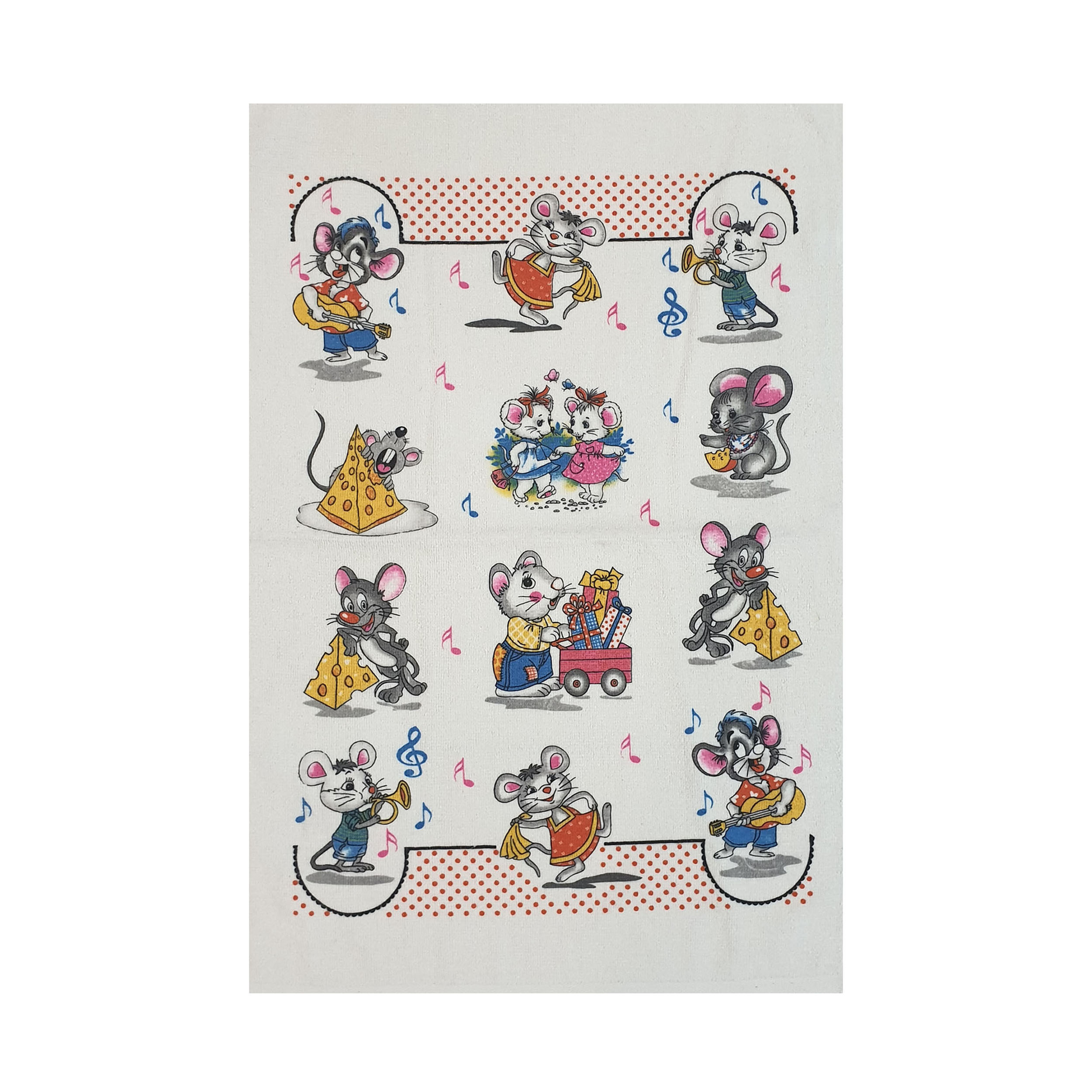 حوله آشپزخانه آکیپک مدل Mouse سایز 40x60 سانتی‌متر