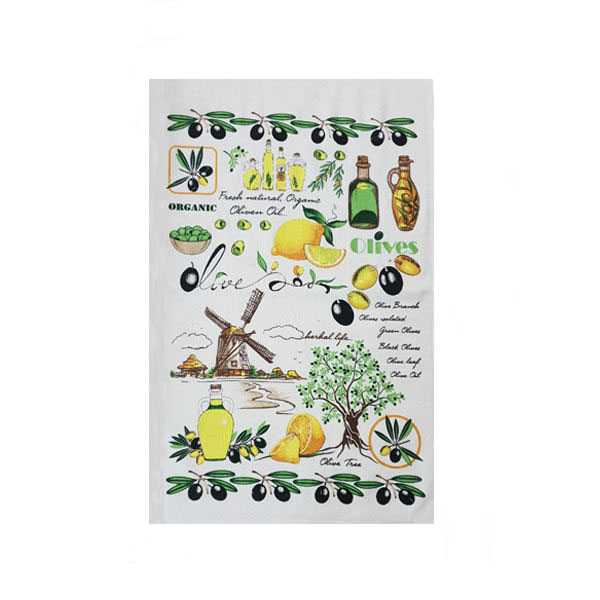 حوله آشپزخانه آکیپک مدل Lemon سایز 40x60 سانتی‌متر