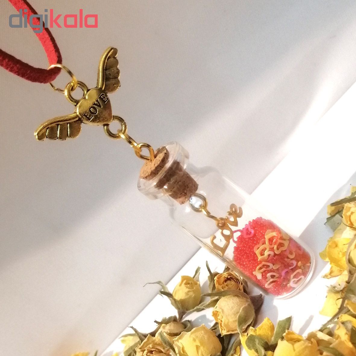 گردنبند طرح بطری عشق کد pf81  -  - 3