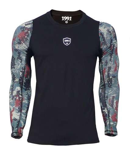 پیراهن ورزشی مردانه 1991 اس دبلیو مدل Base Layer Long Printed TS1928