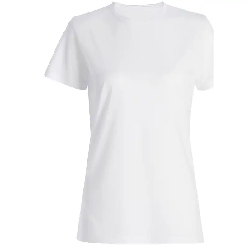 تیشرت آستین کوتاه زنانه کد 185 رنگ سفید