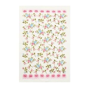 حوله آشپزخانه آکیپک مدل Flowers - 3 سایز 40x60 سانتی‌متر