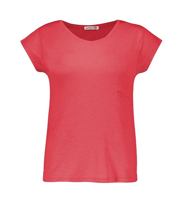تی شرت زنانه افراتین کد 3-2515 رنگ قرمز
