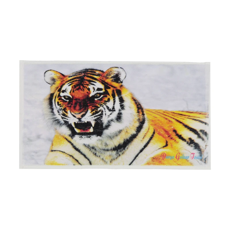 حوله دستی دریا گلزار مدل Tiger سایز 35 * 55 سانتی متر