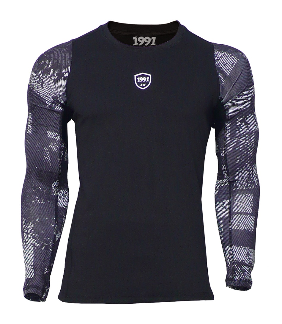 پیراهن ورزشی مردانه 1991 اس دبلیو مدل Base Layer Long Printed TS1927