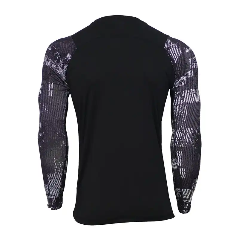 تی شرت ورزشی مردانه 1991 اس دبلیو مدل Base Layer Long Printed TS1927