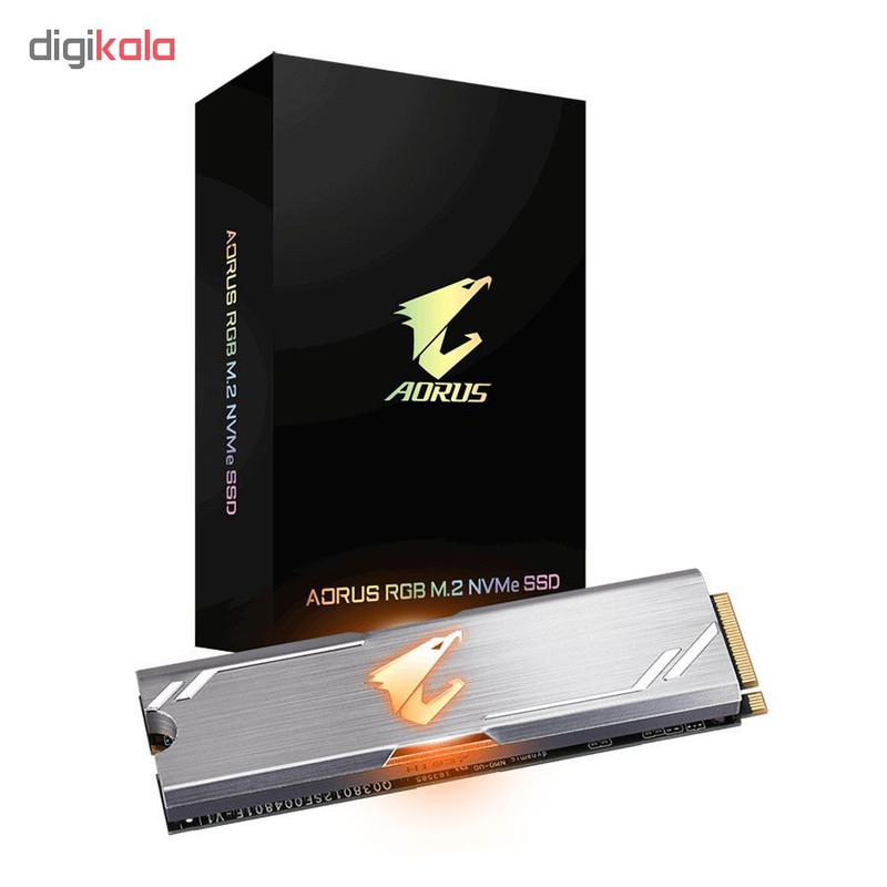 اس اس دی اینترنال گیگابایت مدل AORUS RGB M.2 NVMe ظرفیت 256 گیگابایت