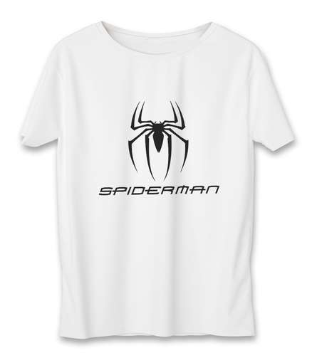 تی شرت مردانه به رسم طرح اسپایدرمن کد 3347