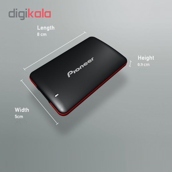 اس اس دی اکسترنال پایونیر مدل APS-XS03 ظرفیت 480 گیگابایت