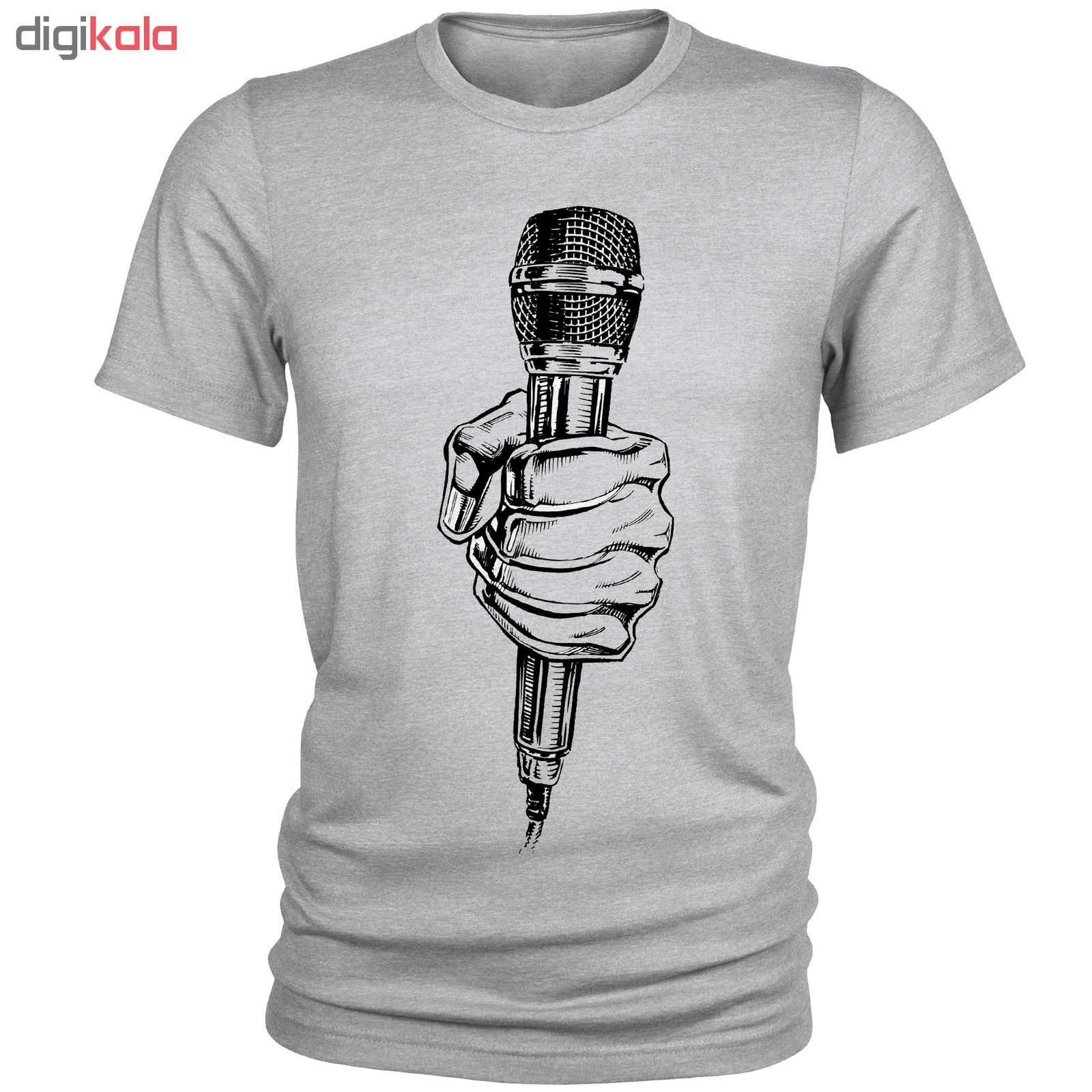تی شرت مردانه طرح Microphone کد A020