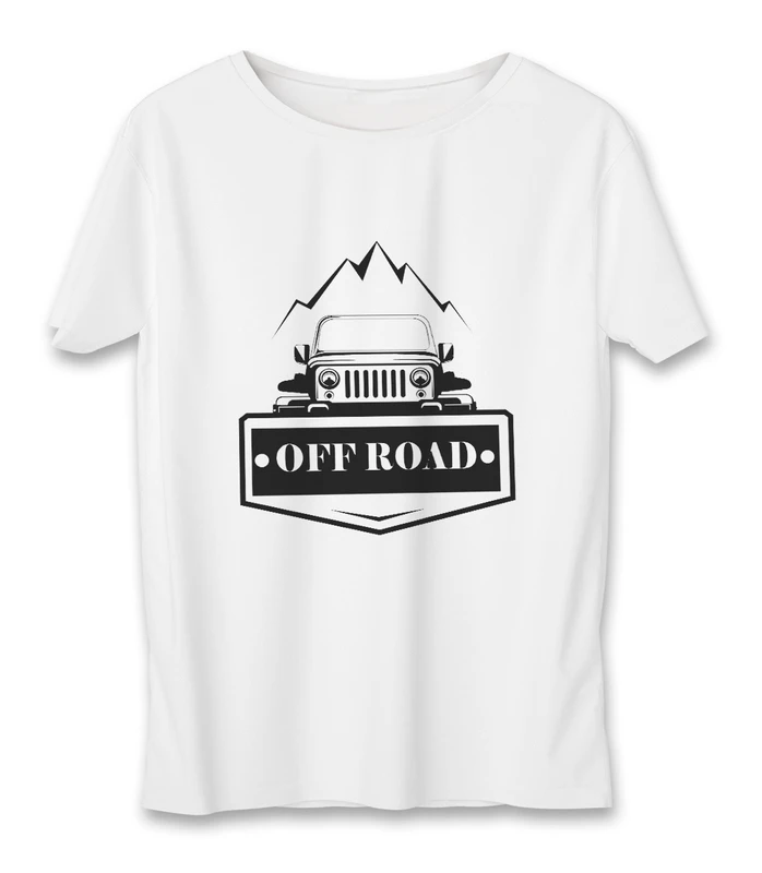 تی شرت مردانه به رسم طرح آفرود کد 3344