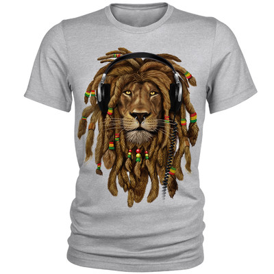 تی شرت مردانه طرح Lion کد A025