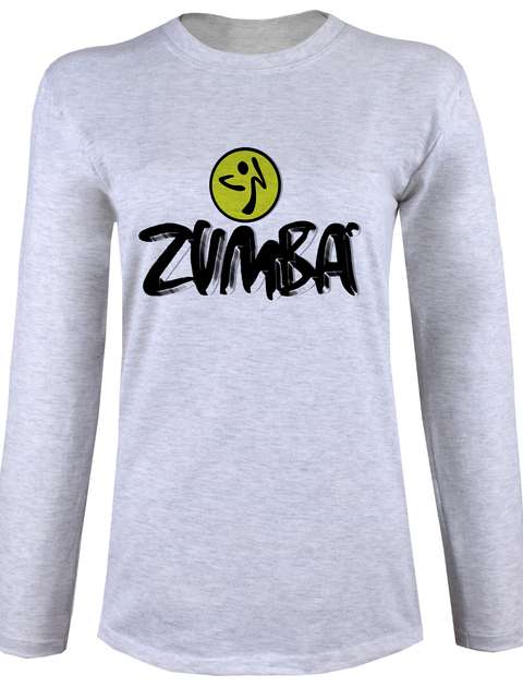 تی شرت آستین بلند زنانه طرح زومبا کد B73