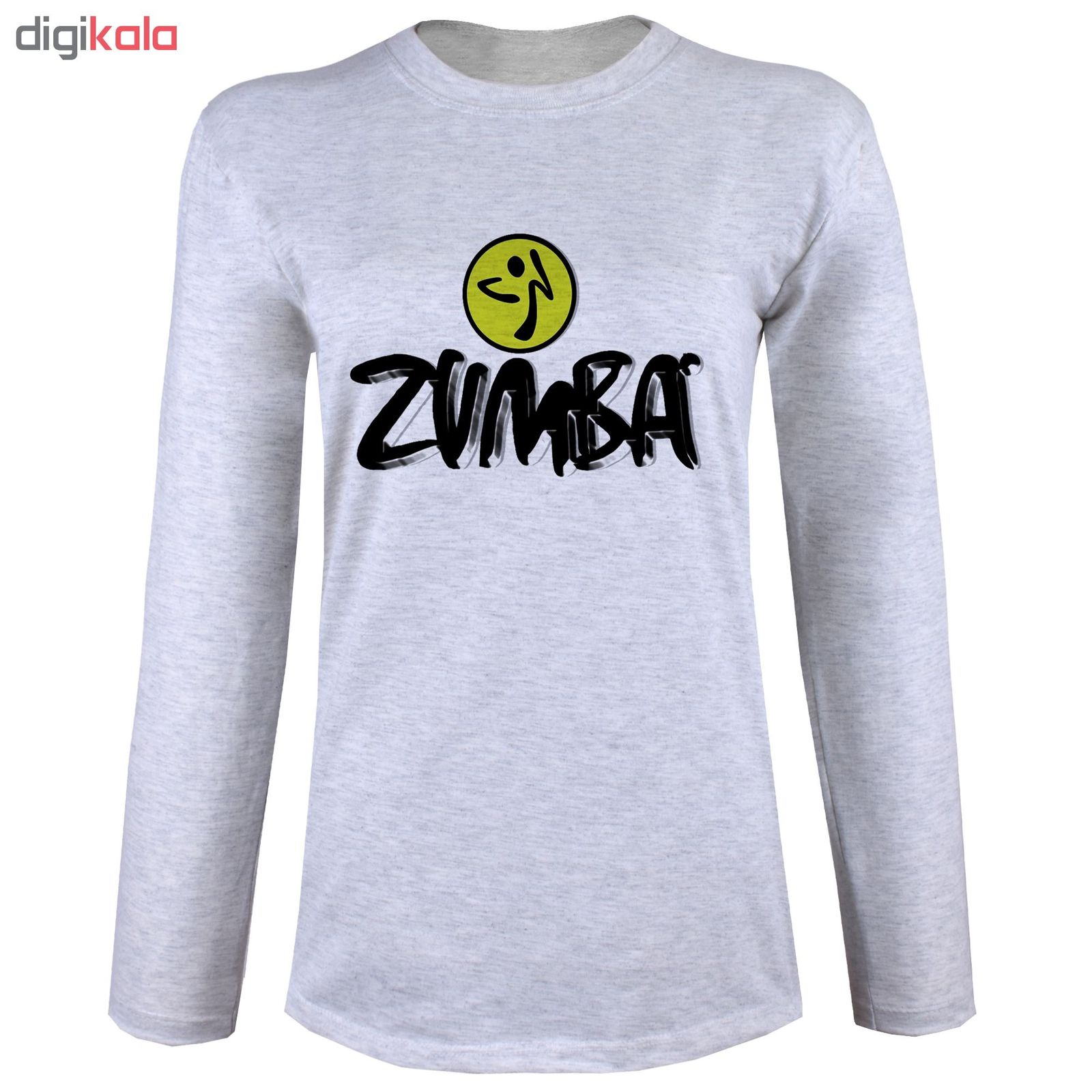 تی شرت آستین بلند زنانه طرح زومبا کد B73 -  - 2