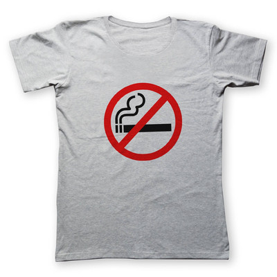 تی شرت مردانه به رسم طرح سیگار ممنوع کد 2215