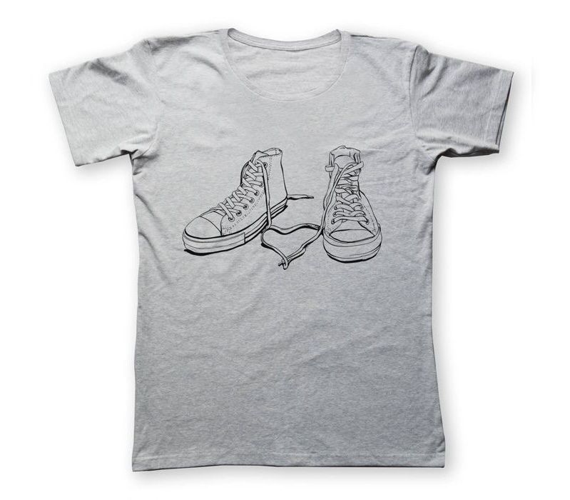 تی شرت مردانه به رسم طرح آل استار کد 2222