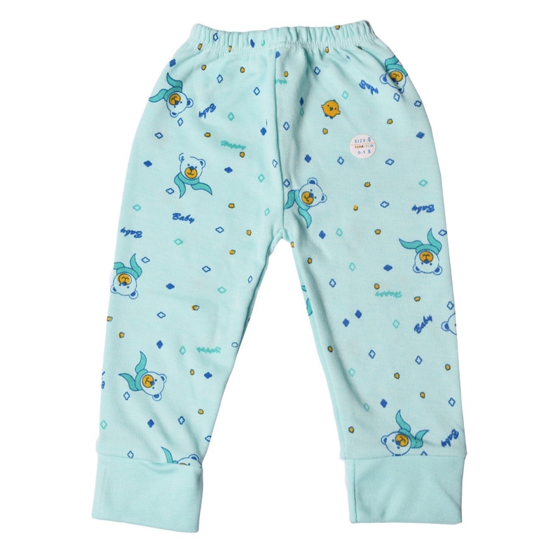 شلوار نوزادی پسرانه پرستو طرح هپی بی بی