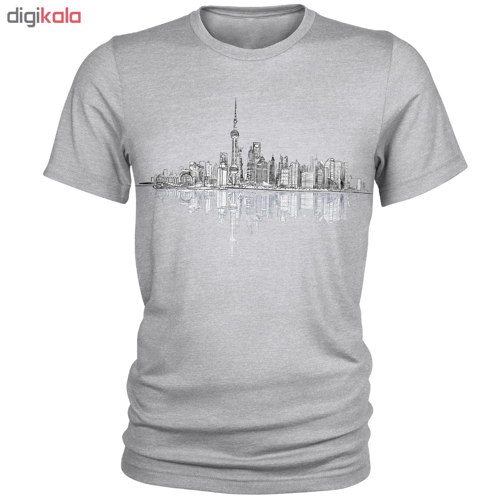 تی شرت مردانه طرح City کد A058 