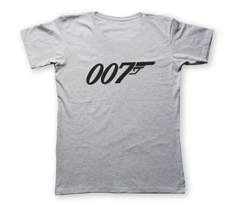 تی شرت مردانه به رسم طرح جیمزباند کد 2237