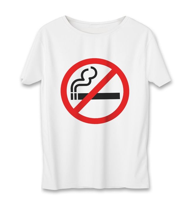 تی شرت نه به رسم طرح سیگار ممنوع کد 5515