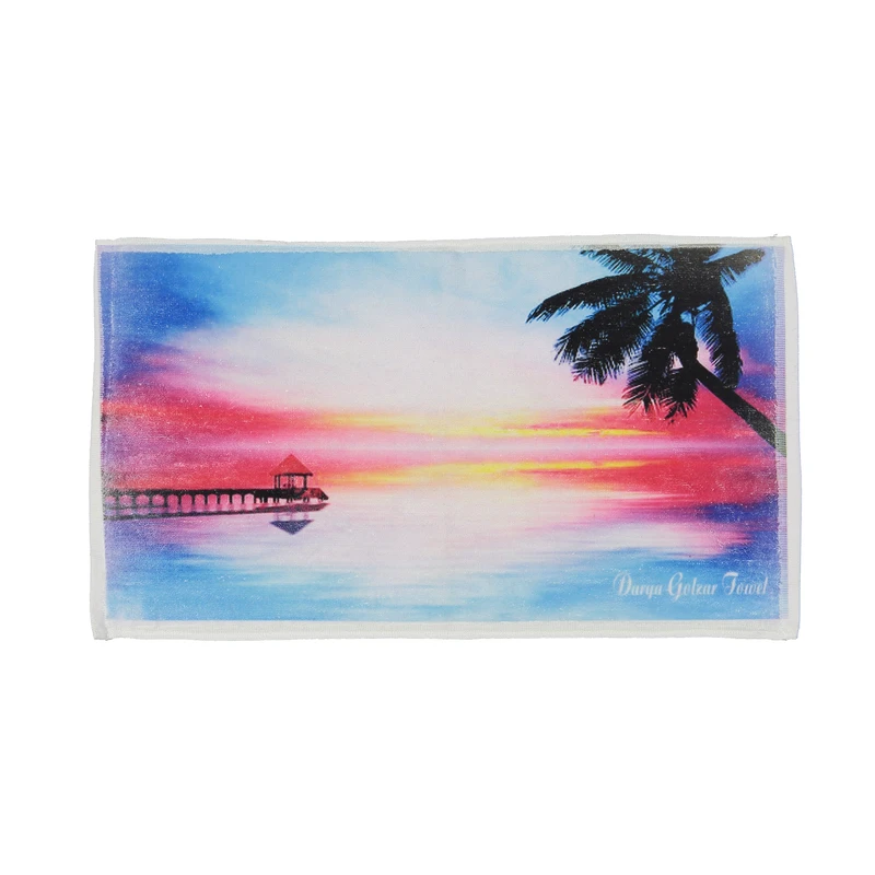 حوله دستی دریا گلزار مدل Ocean سایز 35 * 55 سانتی متر