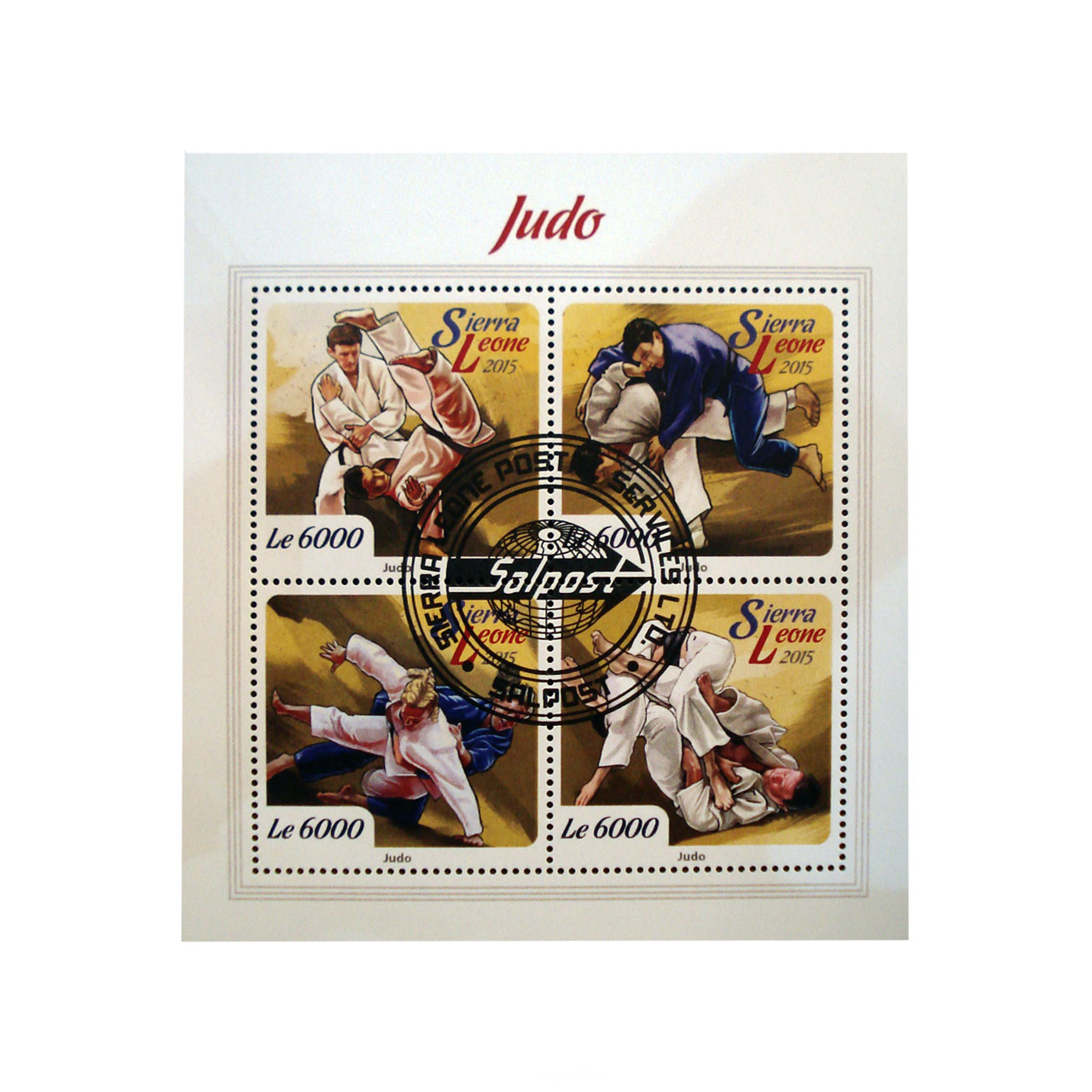 تمبر یادگاری مدل ورزش JUDO کد 4147 مجموعه 4 عددی
