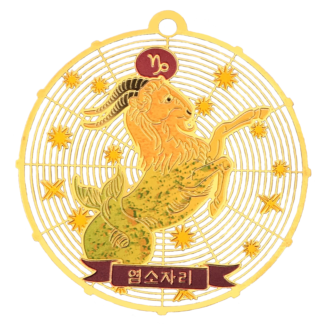 آویز گردنبند طرح ماه تولد دی کد BM10