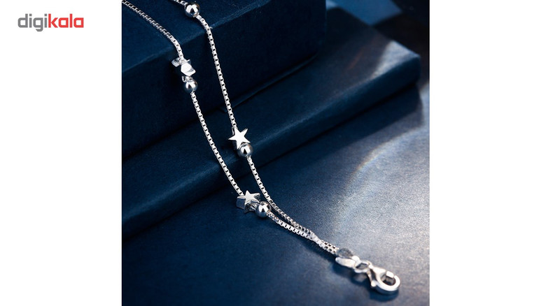 پابندنقره شهر جواهر مدل SJ-AN013