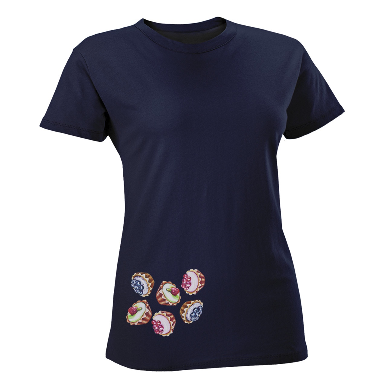 تی شرت زنانه مسترمانی طرح کاپ کیک کد 1171