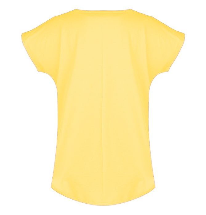 تی شرت زنانه افراتین کد 2514 رنگ زرد -  - 4