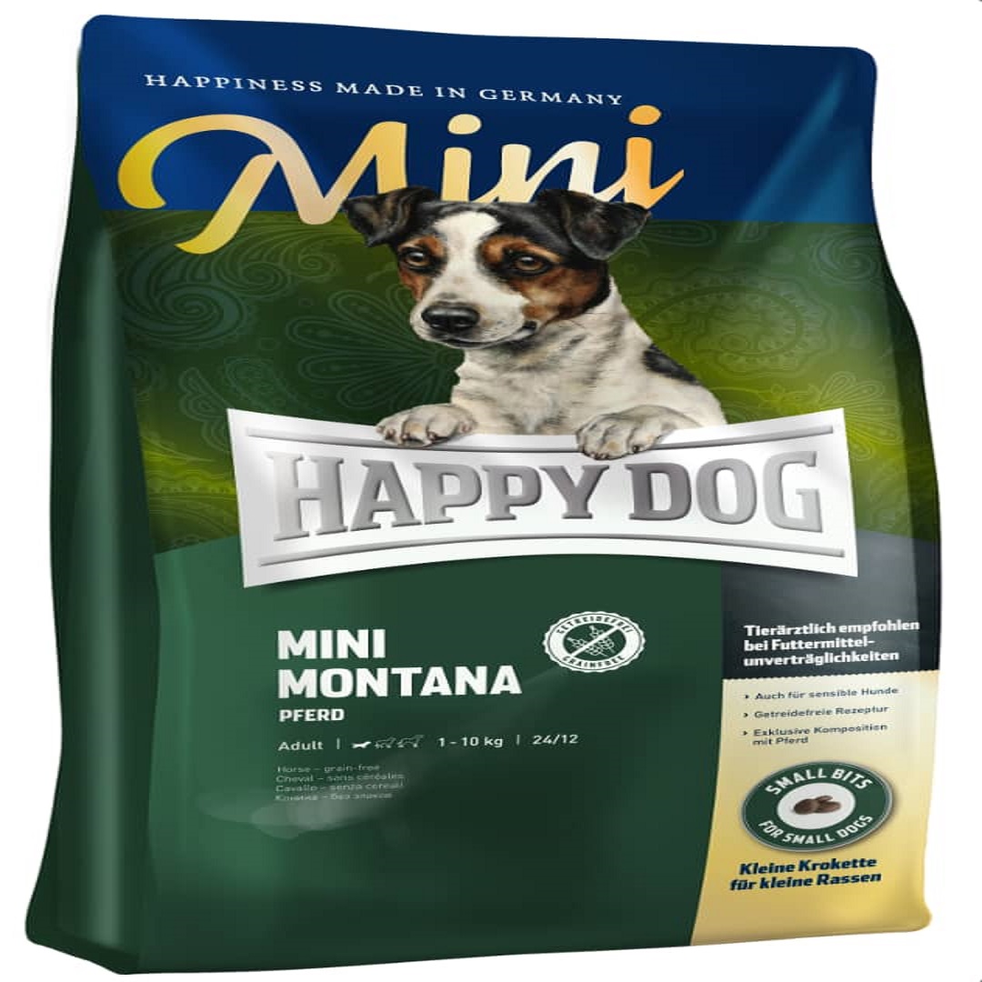 غذای خشک سگ هپی داگ مدل MINI MONTANA وزن 1 کیلوگرم