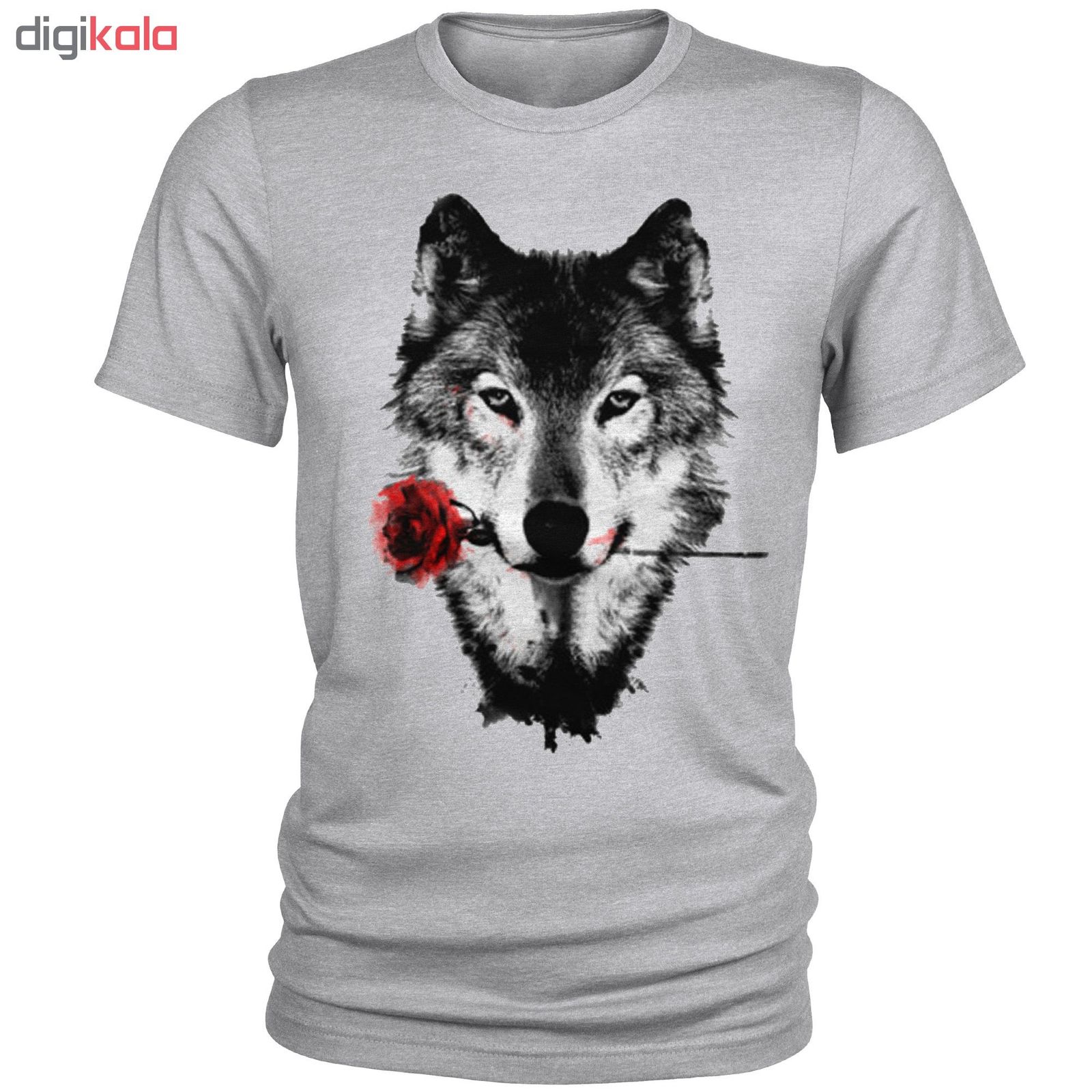 تی شرت مردانه مدل Wolf کد A155
