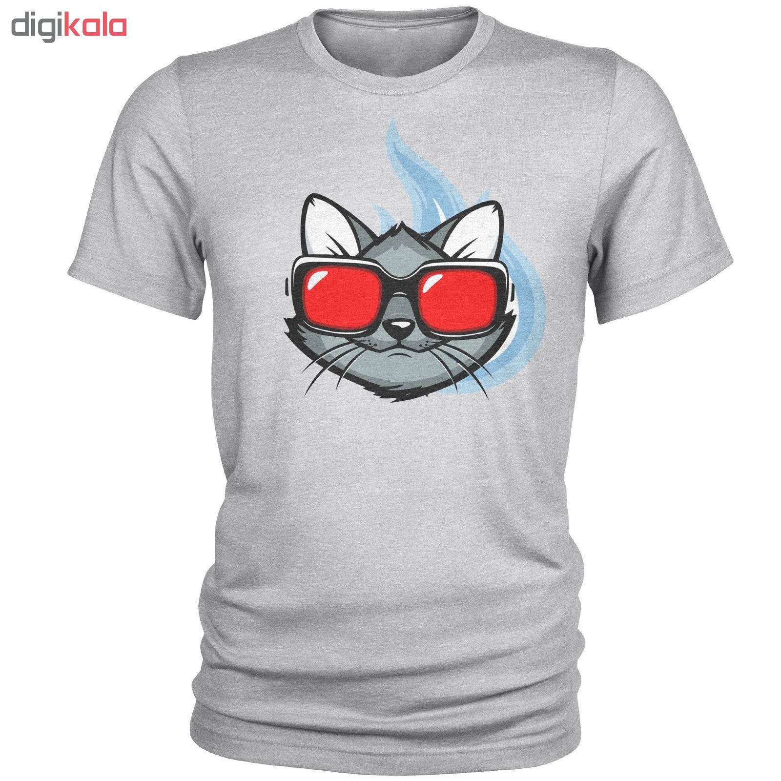تی شرت مردانه طرح گربه کد B55
