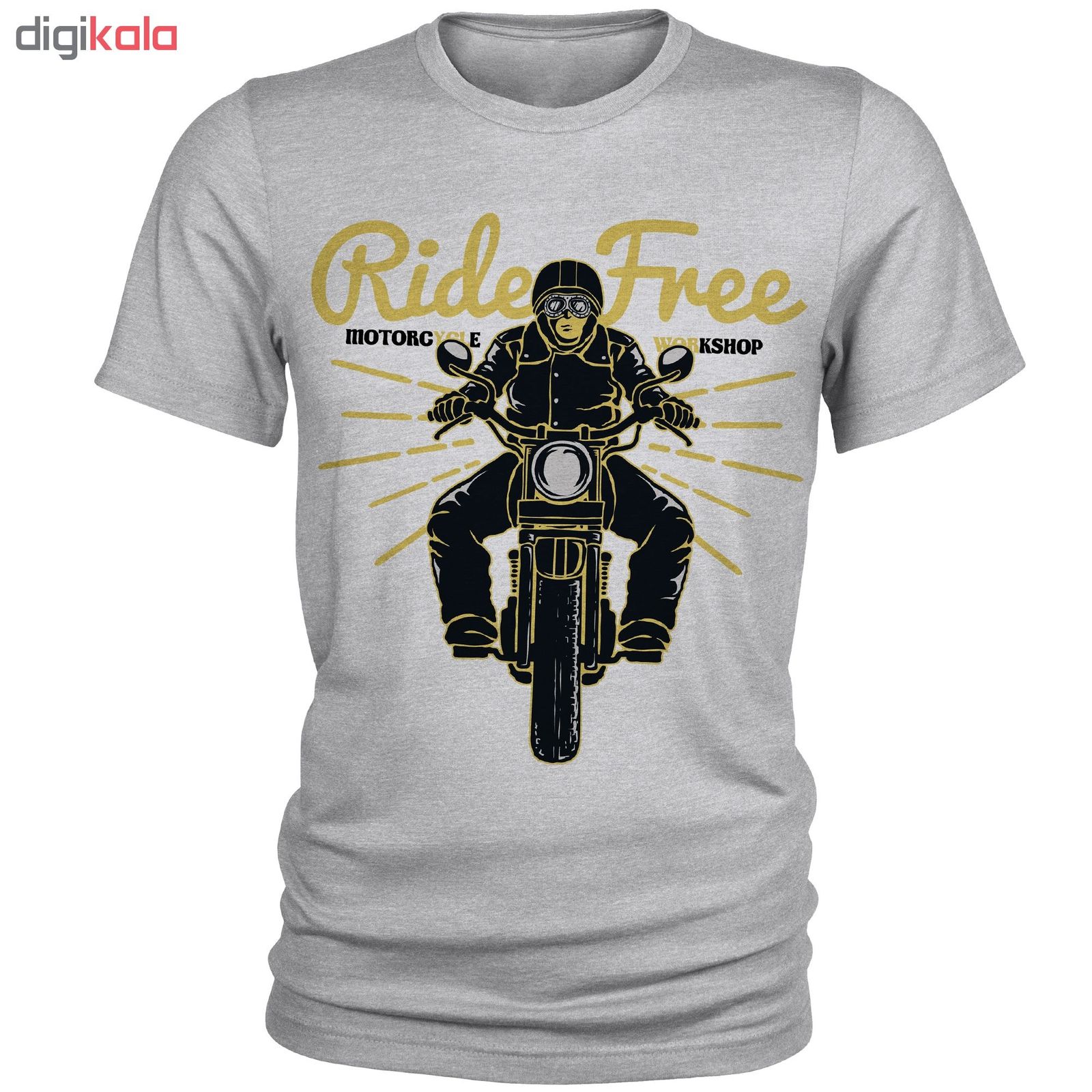 تی شرت مردانه مدل Ride Free کد A185